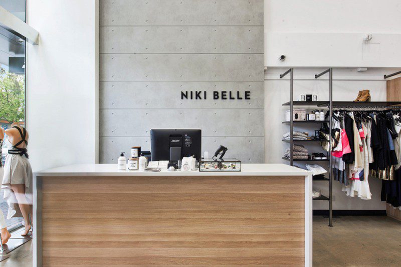 Nikki Belle interior architecture front counter